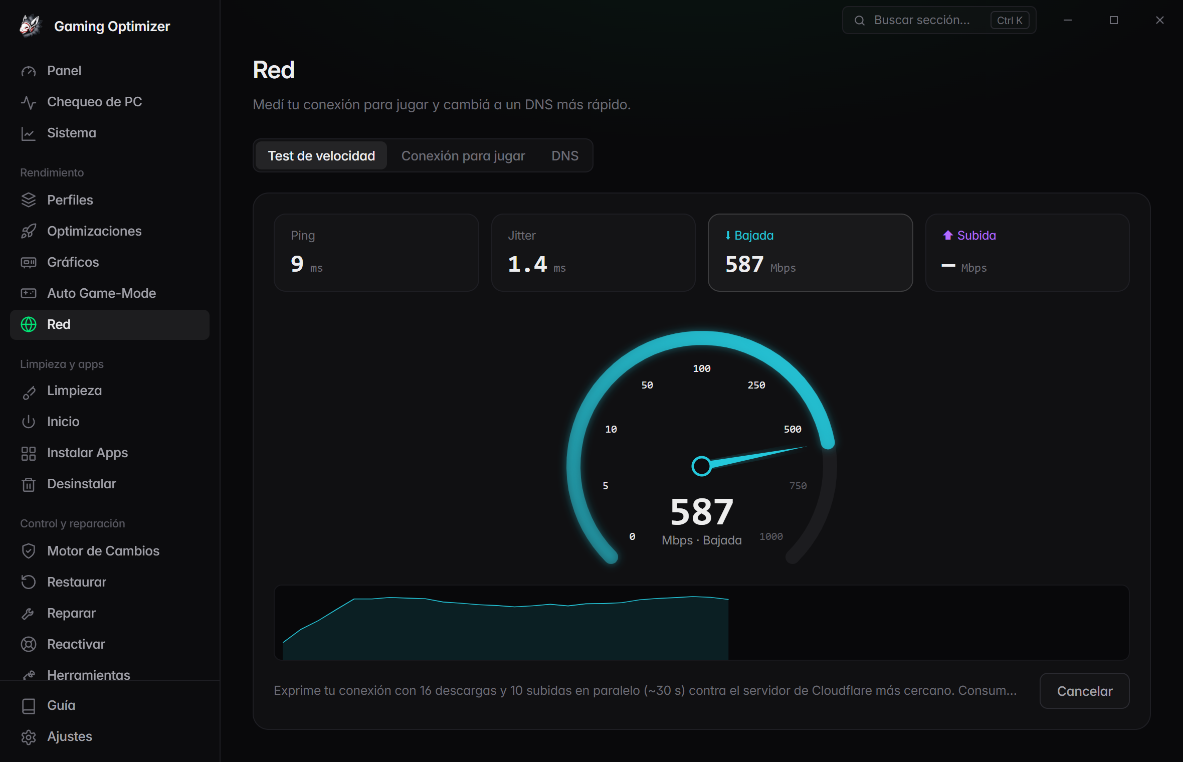Test de velocidad